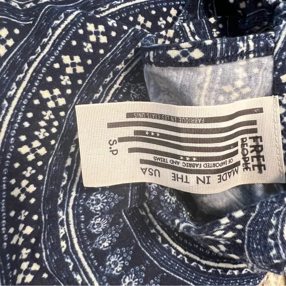 NWOT Free People Paisley Dress - Picture 6 of 6